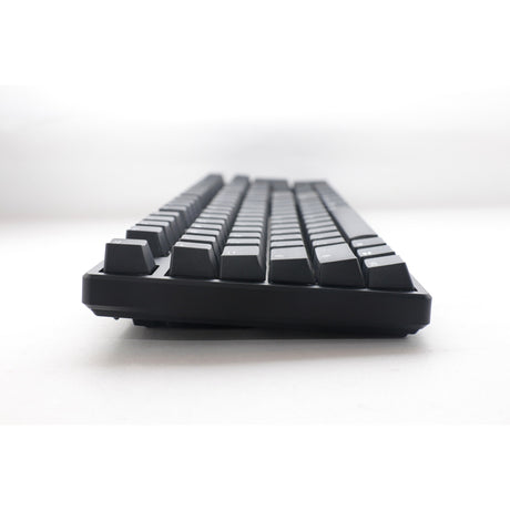 Mechanische Tastatur von Ducky Origin Phantom Black (Schwarz, US-Layout (QWERTZ), Cherry MX Brown, 100 %, Hot-Swap, PBT-Double-Shot-Tastenkappen)