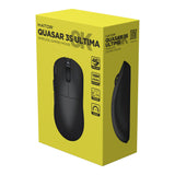 Hator quasar 3s ultima 8k wireless gaming muis (zwart, 30 000 dpi, 2.4 ghz bluetooth usb)