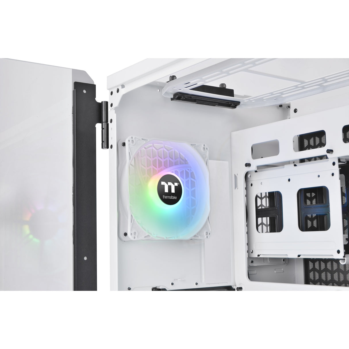 Thermaltake View 51 tg Snow Argb Edition Midi-Tower-Gehäuse (weiß | 4x USB-A | 1x USB-C | RGB | Fenster)