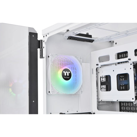 Thermaltake View 51 tg Snow Argb Edition Midi-Tower-Gehäuse (weiß | 4x USB-A | 1x USB-C | RGB | Fenster)