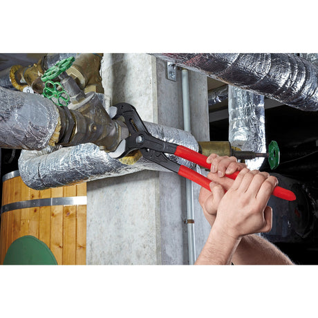 Knipex Cobra XXL Wasserpumpenzange 8701560 Schwedische Wasserpumpenzange (rot)