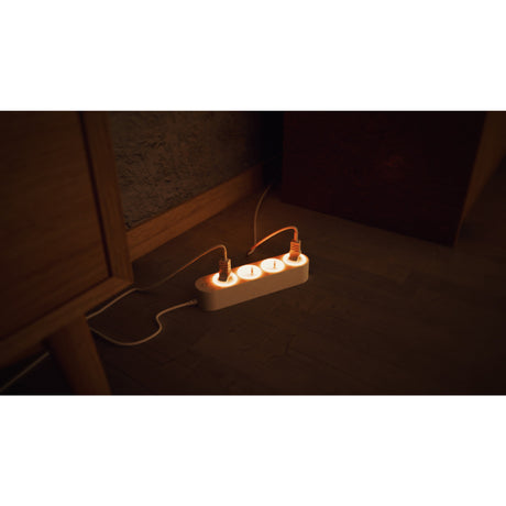 Shelly Steckdosenleiste Gen4 Steckdosenleiste (weiß, WLAN, Bluetooth, Zigbee)