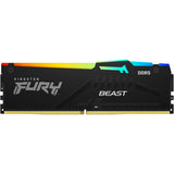 Kingston Fury 32 GB DDR5-6000 RAM (schwarz, KF560C36bbe2a-32, Beast RGB, XMP 3.0, Expo)
