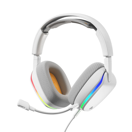 Glorious GHS Eternal RGB – Stereo-RGB-Gaming-Headset, Over-Ear-Gaming-Headset (weiß, PC, PS5, PS4, Switch, USB-C)