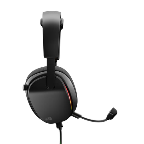 Glorious GHS Eternal RGB – Stereo-RGB-Gaming-Headset, Over-Ear-Gaming-Headset (Schwarz, PC, PS5, PS4, Switch, USB-C)