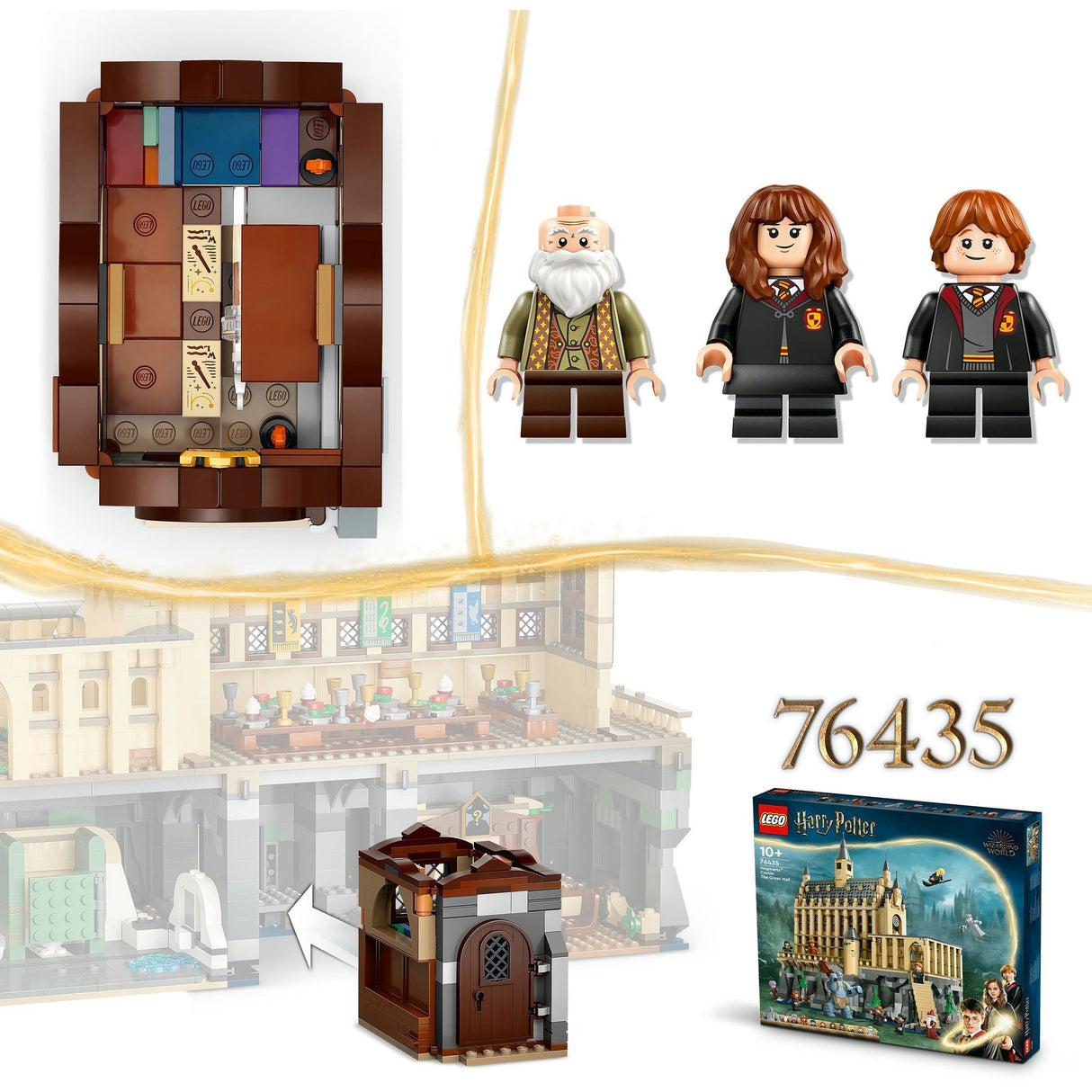Lego 76442 Harry Potter Schloss Hogwarts: Zauberstunde | 2 Stk