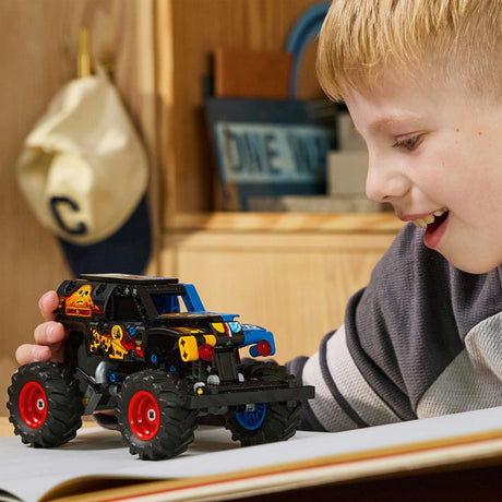 Lego Technic 42219 Monster Jam Grave Digger Feuer und Eis