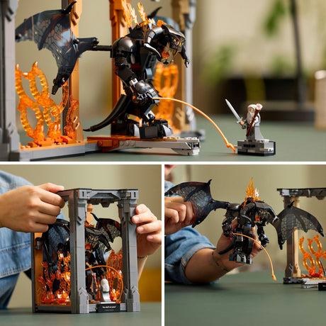 Lego Icons Buchstütze: Der Herr der Ringe – Balrog-Set – 10367