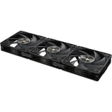 Asus proart pf120 Lüfter – Dreierpack Gehäuselüfter (schwarz, 3 Stück, 120 x 120 x 28 mm, 3 Stück)