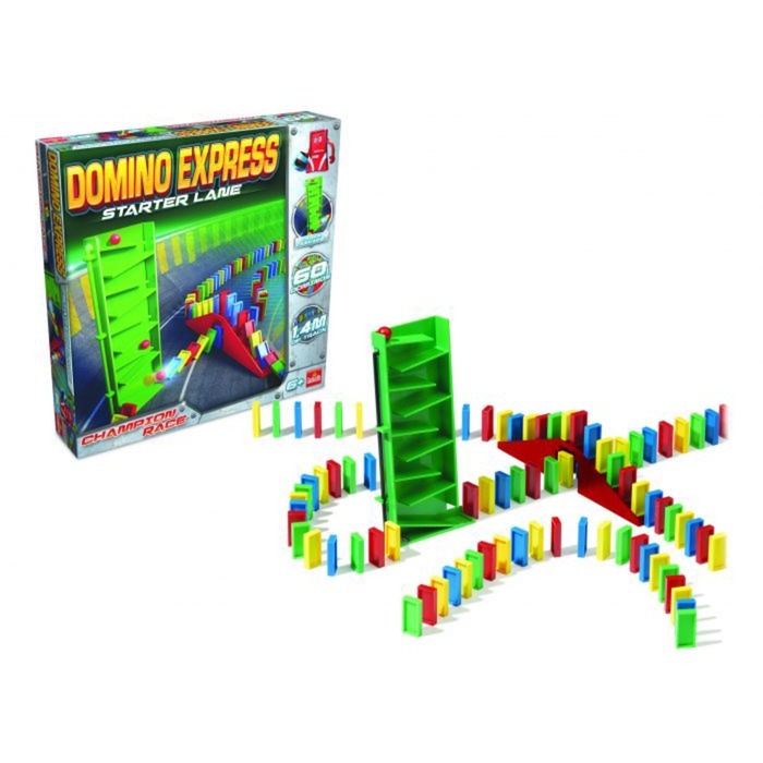 Goliath Domino Express Starterbahn 60 Steine