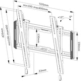 Neomounts WL35-550BL14 TV-Wandstonde
