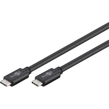 Goobay Sync Charge Super Speed USB-C Kabel (schwarz, 3 Meter)