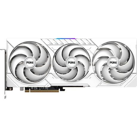 Sapphire Radeon RX 9070 XT Pure Grafikkarte (Weiß, 2x Display Port, 2x HDMI 2.1, Rdna4)