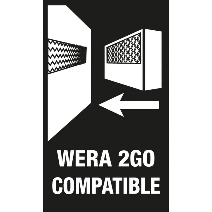 Wera 2go 5 gereedschapshouder (zwart)