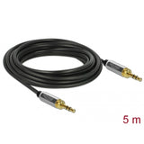 Delock-Stereo-Kabel 3,5 mm 3 Pin-Stecker> 3,5 mm 3 Pin-St.