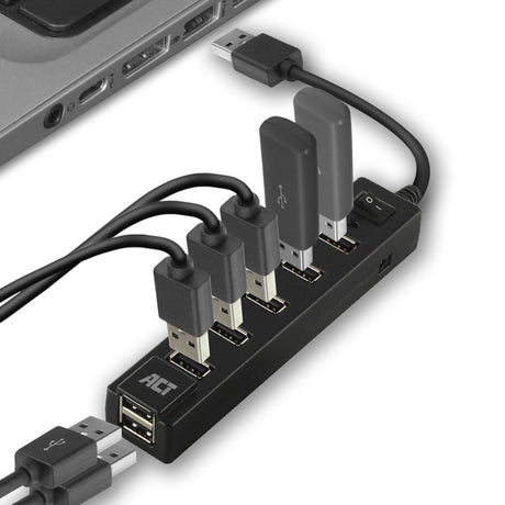 Act USB-Hub ac6215 schwarz