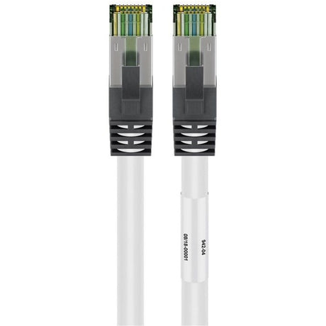 Goobay Netzwerkkabel Kat.8.1 S FTP (weiß, 2 Meter)