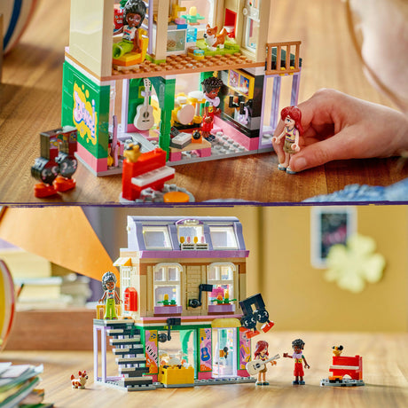 Lego Friends Musikladen und Wohnbausatz für Kinder – 42653