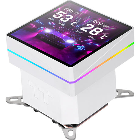 Thermaltake TH360 V3 Ultra ARGB Sync AIO Flüssigkeitskühler – Snow Edition Wasserkühlung (weiß)