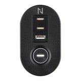 Neomounts ds22-840bl6 Tischsteckdose mit Klemme, 1,4 m, Innenbereich, Typ F, Kunststoff, schwarz, Stromversorgung