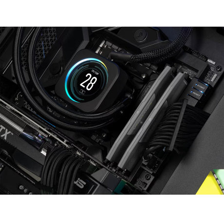 Corsair vengeance 32 gb ddr5-6000 (2x 16 gb) werkgeheugen (zwart, cmk32gx5m2d6000z38, xmp, expo)