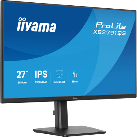 Iiyama Prolite xb2791qs-b1 27 Monitor (schwarz (matt), HDMI, Displayport, Audio)