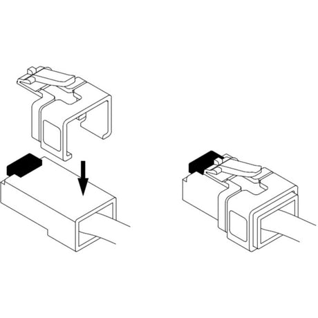 Delock RJ45 Reparaturclip Set 2 Ersatzteil (40 Clips)