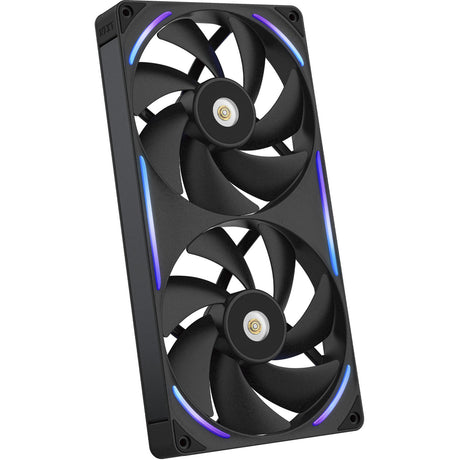 Nzxt Performance Fan F280x RGB-Gehäuselüfter (schwarz, 2 Stück, 280 x 140 x 30 mm, PWM)