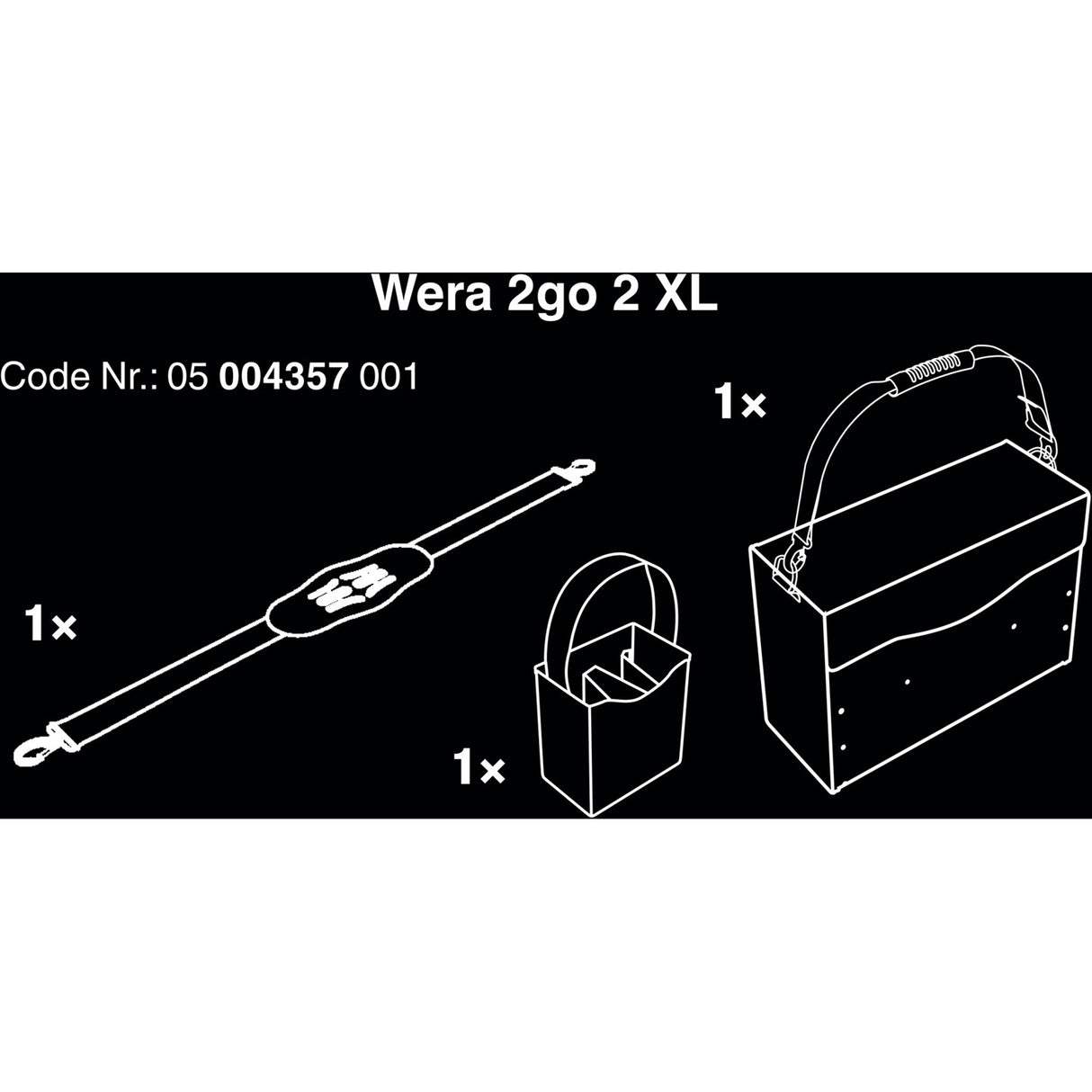 Wera 2go 2 XL Tool Hülle