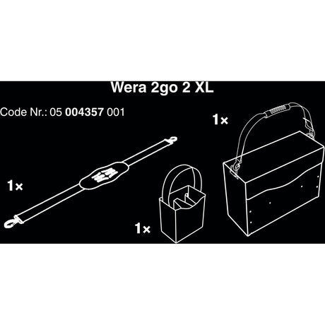 Wera 2go 2 XL Tool Hülle