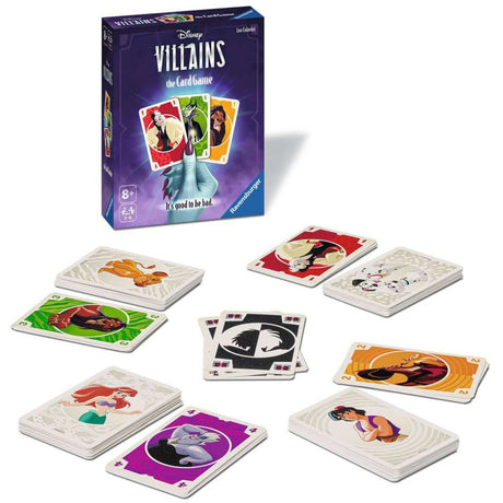 Ravensburger Disney Bösewichte Kartenspiel (Niederländisch, 3 - 6 Spieler, 15 Minuten, ab 8 Jahren)