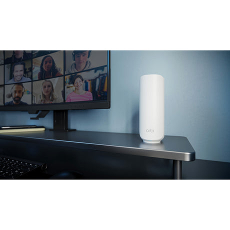 Netgear Orbi 370 WiFi Mesh-System, Dual-Band WiFi 7 Mesh-System, 2 Stück Mesh-Router (weiß, 1x Orbi WiFi 7 Router (RBE371), 1x Orbi WiFi 7 Satellit (RBE370))