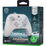Powera Advantage Controller mit Kabel für die Xbox Series x|s – Polar Ice (weiß blau, Xbox Series x|s, Xbox One, PC)