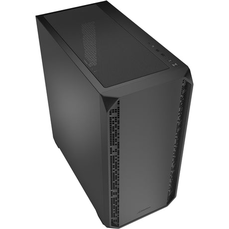 Sharkoon ak2 Midi-Tower-Gehäuse (schwarz | 2x USB-A | 1x USB-C)