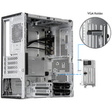 Chieftec uni bs-20b-op Mini-Tower-Gehäuse (schwarz | 3x USB-A | 1x USB-C)