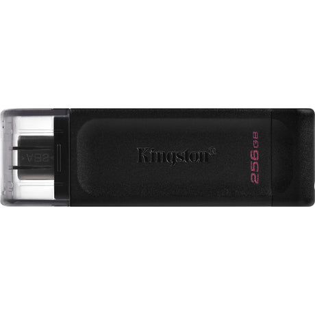 Kingston Data Traveler 70 256 GB USB-Stick (schwarz, DT70 256 GB, USB-C 3.2 Gen 1)
