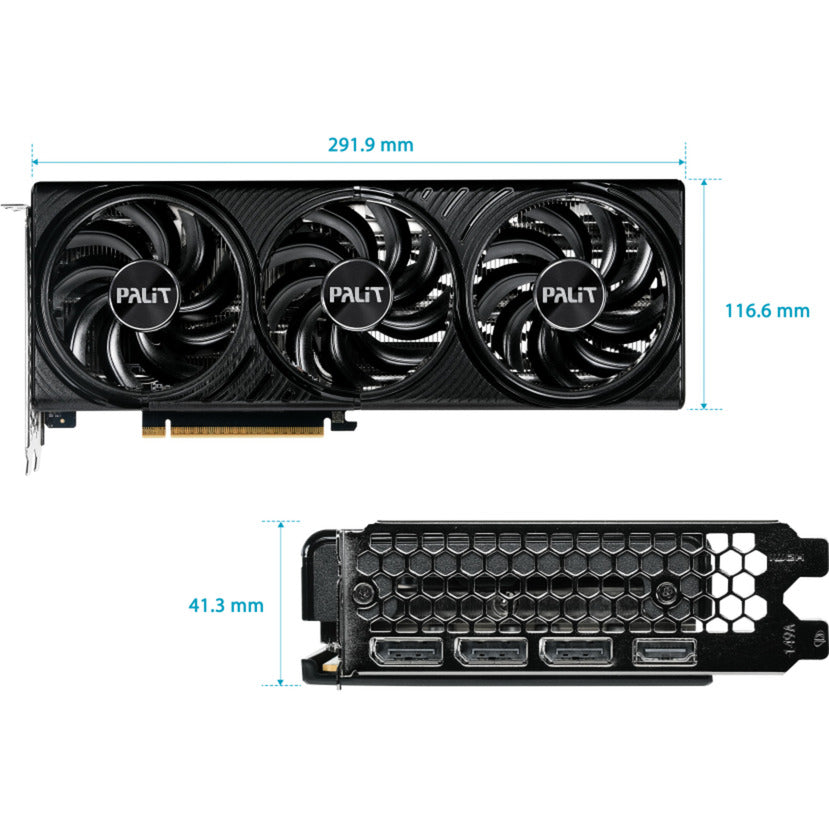 Palit GeForce RTX 5060 Ti Infinity 3 OC 16GB Grafikkarte (DLSS 4, 3x Display Port, 1x HDMI 2.1)