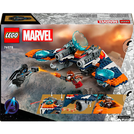 Lego Marvel – Raketen Warbird vs. Ronan Konstruktionsspielzeug (76278)