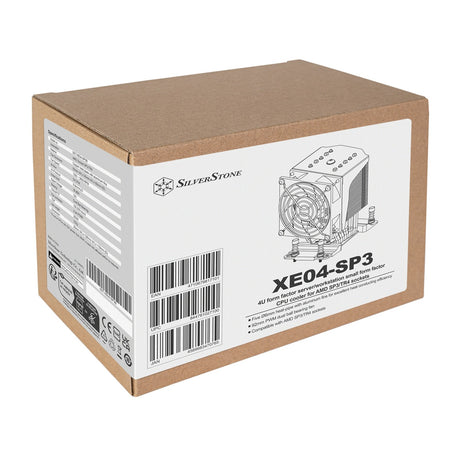 Silverstone SST-XE04-SP3B CPU-Kühler (4-Pin-PWM-Lüfteranschluss)