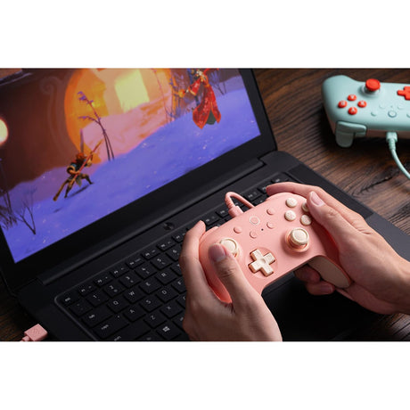 8bitdo Ultimate 2c kabelgebundenes Gamepad (pfirsichhellgelb)