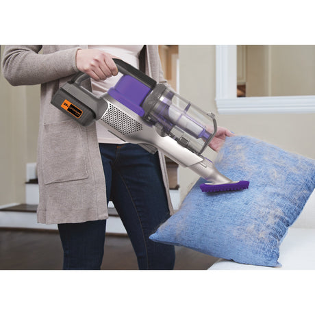 Black+Decker 36V 4-in-1 Power Series Extreme Pet Stabstaubsauger (lila)