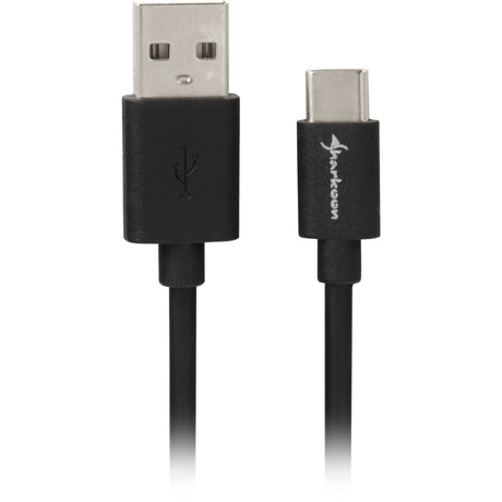 Sharkoon USB-A 2.0 - USB-C Kabel (schwarz, 1,5 Meter)