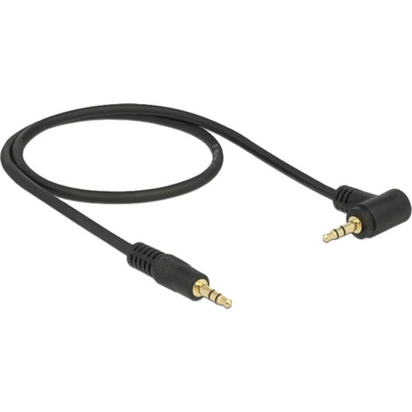 Delock 3,5 mm Stecker > 3,5 mm Stecker Kabel (schwarz, 1 Meter)