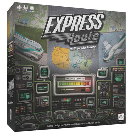 European Player Network Express Route Brettspiel (englisch, 1 - 4 Spieler, 60 Minuten, ab 10 Jahren)