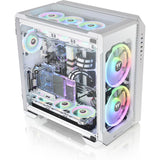 Thermaltake View 51 tg Snow Argb Edition Midi-Tower-Gehäuse (weiß | 4x USB-A | 1x USB-C | RGB | Fenster)