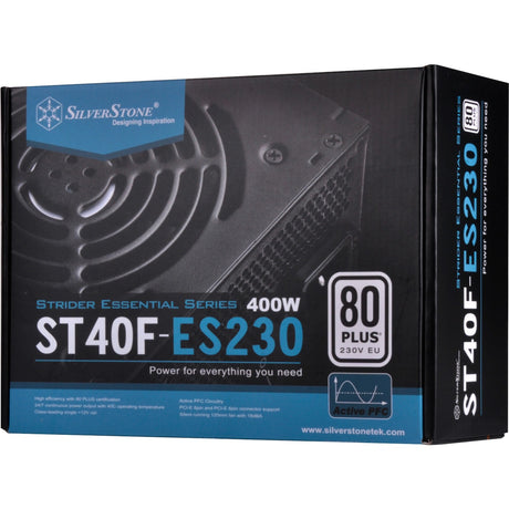Silverstone Strider Essential ST40F-ES230 400 Watt Netzteil (schwarz, 2x PCIe)