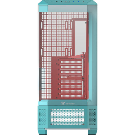 Thermaltake View 600 tg Mint Strawberry Big-Tower-Gehäuse (Mint Berry | 2x USB-A | 1x USB-C | gehärtetes Glas)