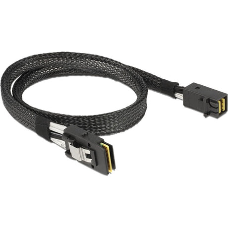 Delock mini SAS HD SFF-8643 > mini SAS SFF-8087, 0,5m Kabel (schwarz, 83388)
