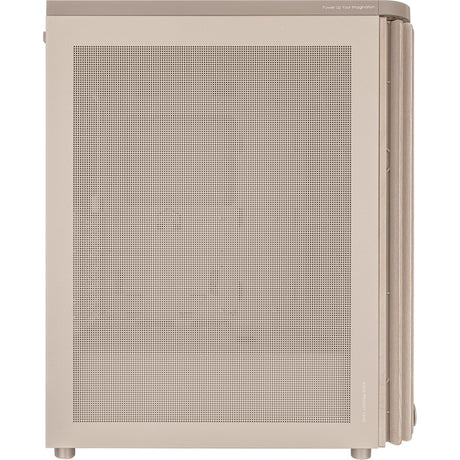 Asus Proart Pa401 Wood Edition – Mesh-Panel-Midi-Tower-Gehäuse (beige Holzfarbe | 2x USB-A | 1x USB-C)