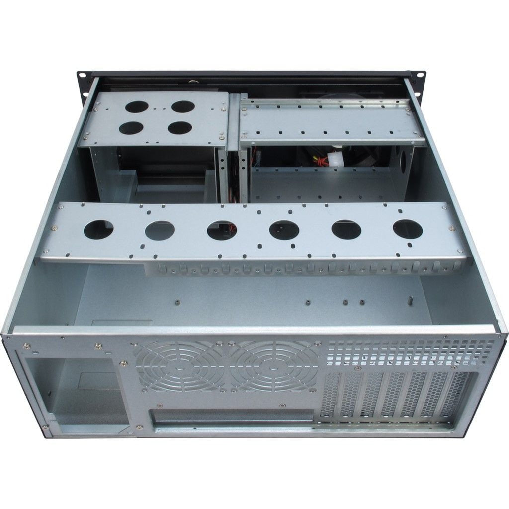 Inter-tech ipc 4088-s Rackgehäuse (schwarz | 2x USB-A)